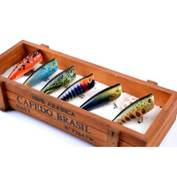 6X 6cm Popper Poppers Fishing Lure Lures Surface Tackle Fresh Saltwater thumbnail