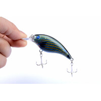 4x 7.5cm Popper Crank Bait Fishing Lure Lures Surface Tackle Saltwater thumbnail