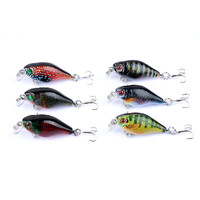 6x 4.3cm Popper Crank Bait Fishing Lure Lures Surface Tackle Saltwater thumbnail