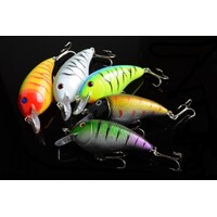 5x 8.5cm Popper Crank Bait Fishing Lure Lures Surface Tackle Saltwater thumbnail