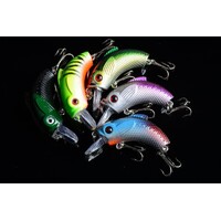 5x 5.5cm Popper Crank Bait Fishing Lure Lures Surface Tackle Saltwater thumbnail
