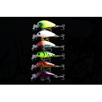 6x 4.5cm Popper Crank Bait Fishing Lure Lures Surface Tackle Saltwater thumbnail