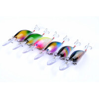 6x 11cm Popper Crank Bait Fishing Lure Lures Surface Tackle Saltwater thumbnail
