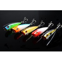 5X 6cm Popper Poppers Fishing Lure Lures Surface Tackle Fresh Saltwater thumbnail
