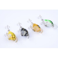 4x Popper Poppers 5cm Fishing Lure Lures Surface Tackle Fresh Saltwater thumbnail