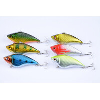 6x 7cm Vib Bait Fishing Lure Lures Hook Tackle Saltwater thumbnail
