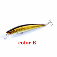 5x Popper Minnow 13cm Fishing Lure Lures Surface Tackle Fresh Saltwater thumbnail