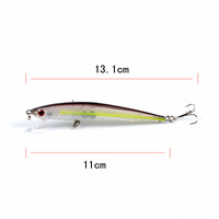 6x Popper Minnow 11cm Fishing Lure Lures Surface Tackle Fresh Saltwater thumbnail