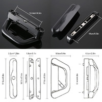 Sliding Patio Door Handle Set Mortise Lock Suitable for Sliding Glass Patio Door Black thumbnail
