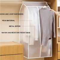 120cm Clothes Dust Cover Wardrobe Cloth Cover Clothes Storage Bag For Garments Suits Dresses Coats thumbnail