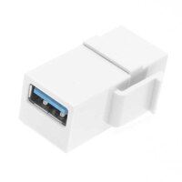 Keystone Jack-USB 3.0 A Female to A Female Coupler Adapter wall plate thumbnail