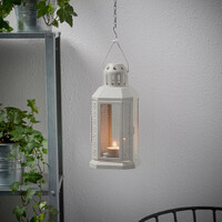 5 Pack of Grey Metal Miners Lantern Summer Wedding Home Party Room Balconey Deck Decoration 21cm Tealight Candle thumbnail