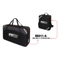 SPORTACE Bike Plane Bag Portable Soft Shell Travel Case Mountain Hybrid BMX Road Bike - 120CM X 75CM BK11- Black thumbnail