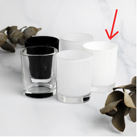 20 Pack Pure White Tealight Candle Holder 6.5cm Festival Decor Wedding Propose Parties Holiday and Home Decor thumbnail