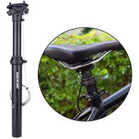 ZOOM SPD-801 Dropper Seatpost Adjustable Height via Thumb Remote Lever - External Cable 31.6 Diameter 100mm Travel thumbnail