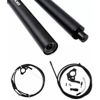 ZOOM MTB Adjustable seatpost Internal Cable 30.9 Diameter 125mm Travel Adjustable Height via Thumb Remote Lever - thumbnail