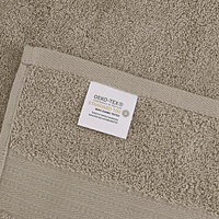 Luxury 6 Piece Soft and Absorbent Cotton Bath Towel Set - Sandstone thumbnail
