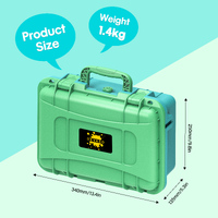 DEVASO Carrying Case for Nintendo Switch OLED Case, Professional Safe Hard-Green thumbnail