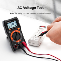 KAIWEETS Digital Multimeter with Case, DC AC Voltmeter, Ohm Volt Amp Test Meter and Continuity Test Diode Voltage Tester for Household Outlet, Automot thumbnail
