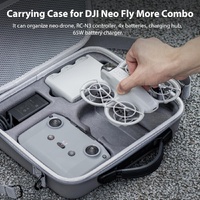STARTRC Carrying Case for DJI Neo Portable PU Storage Protective Bag for DJI Neo Fly More Combo Accessories, Compatible with RC-N3 Remote Controller,  thumbnail