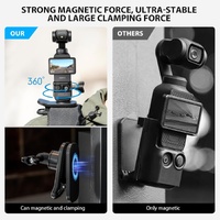STARTRC OSMO Pocket 3 360° Rotation Backpack Clip Mount Shoulder Strap Accessories for DJI Pocket 3/OSMO Pockt/Action Cameras, Black thumbnail