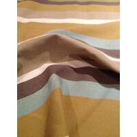 Corban Aqua Rectangle 35x70cm Striped Multicoloured Cushion Cover Nautical thumbnail