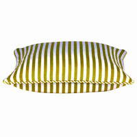 Pack of 4 Dandi Mustard Yellow & White Striped Square Cushion Covers 40x40cm thumbnail