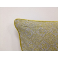 Azuk Mustard Yellow & Grey Cushion Cover thumbnail