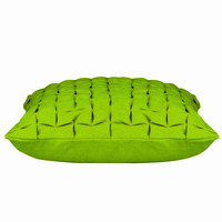 Pack of 4 Flux Mustard Yellow 3D Textured 45cm x 45cm Cushion Covers thumbnail