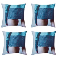Pack of 4 Blaze Jumper Designer Cushion Covers 45cm x 45cm thumbnail