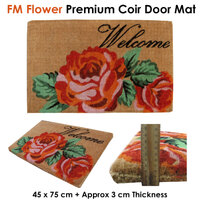 Extra Thick Flower Premium Coir Door Mat thumbnail