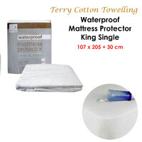 Fully Fitted Terry Waterproof Mattress Protector 30cm Wall thumbnail