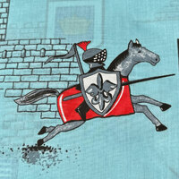 Knight Horse Polyester Cotton Quilt Cover Set Single thumbnail