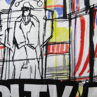 Modern City Natural Cotton Quilt Cover Set Single thumbnail