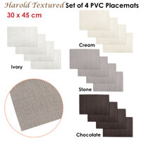 Choice Set of 4 PVC Table Placemats Harold Stone thumbnail