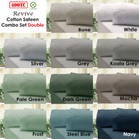 Revive 400TC Cotton Sateen Combo Set King Steel Blue thumbnail