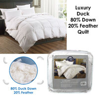 Luxury Duck 80% Down 20% Feather Quilt King thumbnail