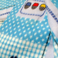 Assorted Extra Large Print Polar Fleece Throw Rug 150 x 200 cm Happy Girls thumbnail