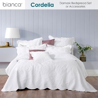 Bianca Elegance Cordelia White Bedspread Set Queen thumbnail