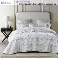 Bianca Leona White 4 Pcs Bedspread Set Super King thumbnail