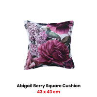 Bianca Abigail Berry Square Filled Cushion 43 x 43cm thumbnail