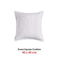 Bianca Evora White Square Filled Cushion thumbnail