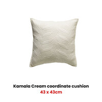 Bianca Kamala Cream Coordinate Square Filled Cushion thumbnail