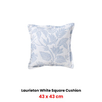 Bianca Laurieton White Coordinate Square Filled Cushion 43 x 43cm thumbnail