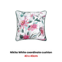 Bianca Nikita White Square Filled Cushion thumbnail
