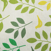 Cotton Yellow Leaves Birdie Oblong Table Cloth 150 x 230cm thumbnail