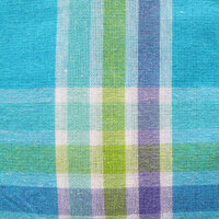 Cotton Plaid Checks Oblong Table Cloth Blue 130 x 180cm thumbnail