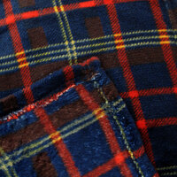 190GSM Fashion Printed Ultra Soft Coral Fleece Throw 127 x 152cm Checkered thumbnail