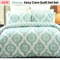 225TC Persia Cotton Rich Easy Care Quilt Cover Set King thumbnail