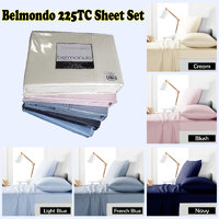 Belmondo 225TC Sheet Set Navy - Double thumbnail